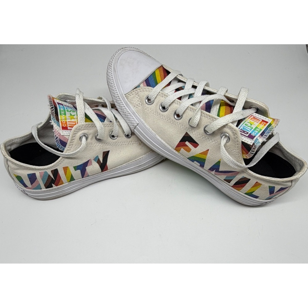 Converse Chuck Taylor All Star Pride Unity Family Rainbow Sole Men 7 Women 9